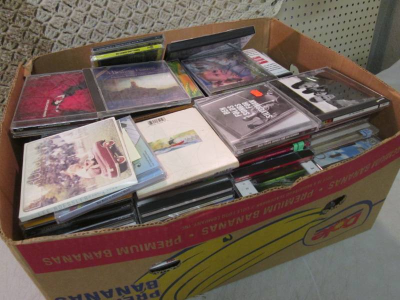 lot 232 image: Box Full of CDs  C-2...