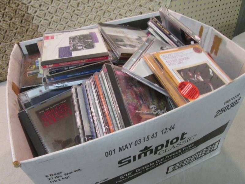 lot 233 image: Box Full of CDs  C-2...