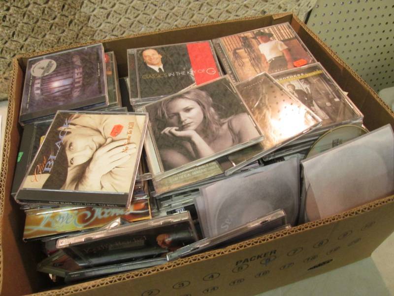 lot 234 image: Box Full of CDs  C-2...