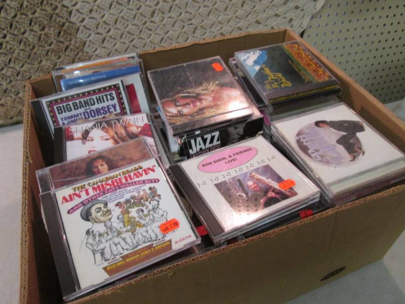 lot 235 image: Box Full of CDs  C-2...