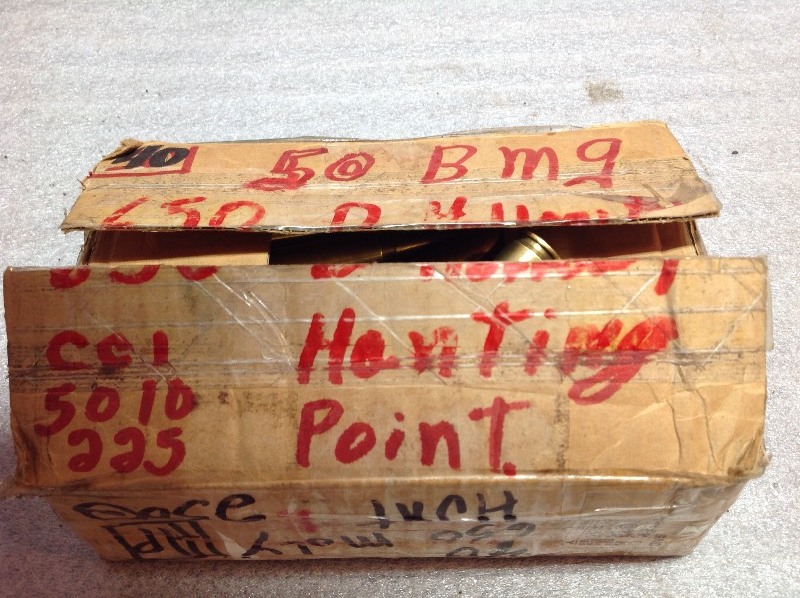 lot 107 image: 20 50 Cal Cartridges