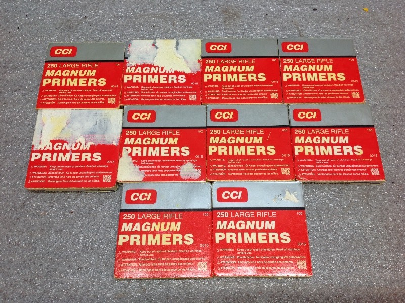 lot 123 image: Large Rifle Magnum Primers