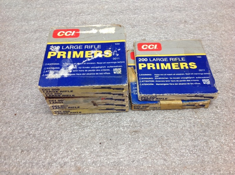 lot 127 image: CCI Large Rifle Primers