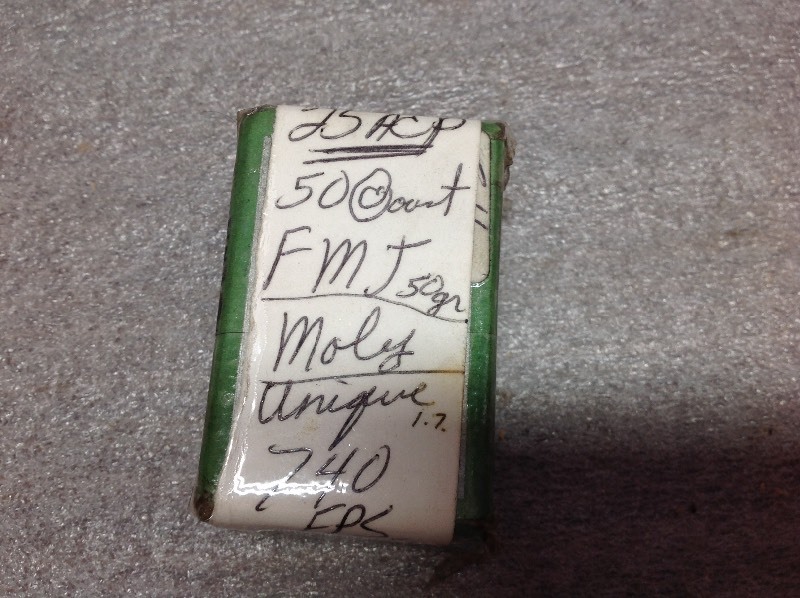 lot 147 image: 25 ACP Cartridges