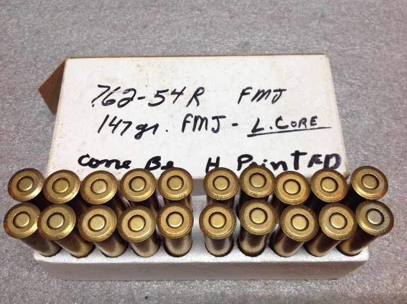 lot 148 image: 7.62-54R Cartridges