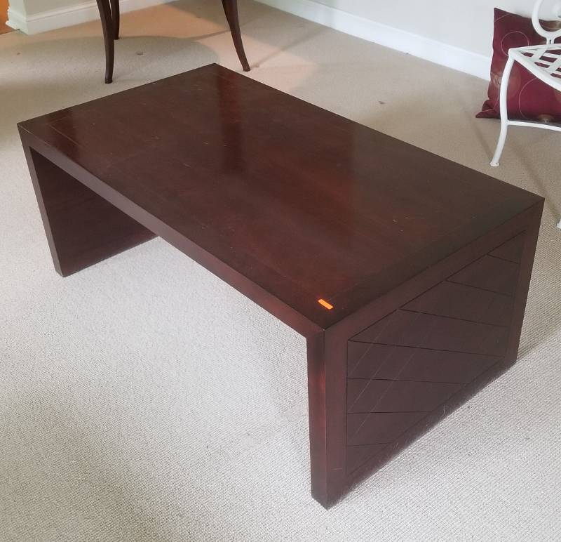 lot 4 image: Baker Milling Road Parsons Cocktail Coffee Table