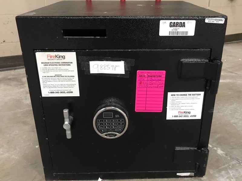 lot 27 image: FireKing Electronically Locking Safe