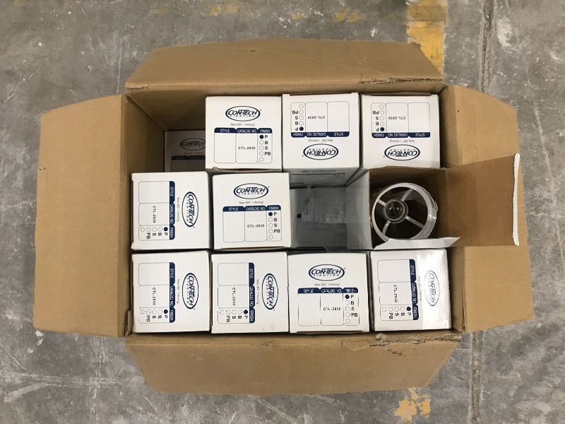 lot 48 image: (22) Con-Tech CTL2830 Brand New  In Box  Track Light Fixtures