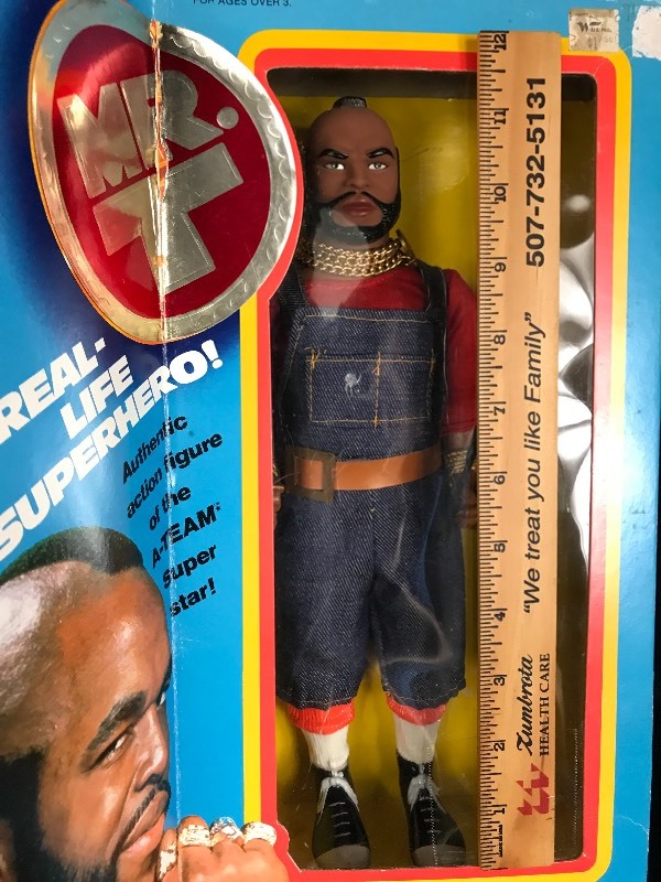 lot 51 image: Vintage Galoob Mr. T. Action Figure