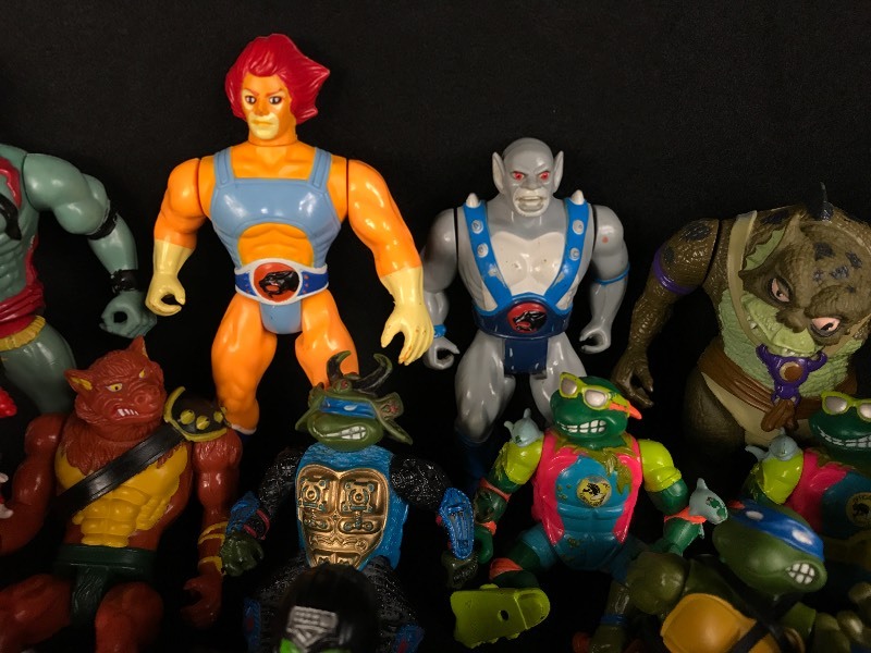 lot 56 image: Vintage Masters of the Universe Action Figures  Weapons Etc.