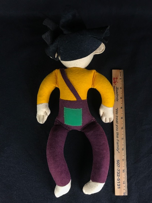 lot 79 image: 1940s Vintage University of Minnesota Doll