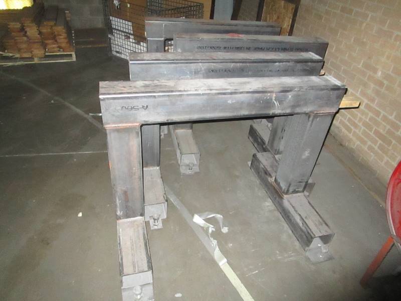 lot 36 image: (4) Heavy Duty Steel Stands