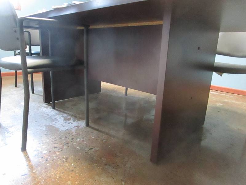 lot 99 image: Conference Room Table & 5 Chairs