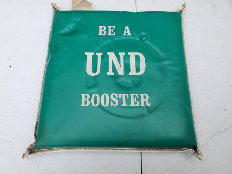 lot 94 image: Vintage UND Booster Seat Cushion
