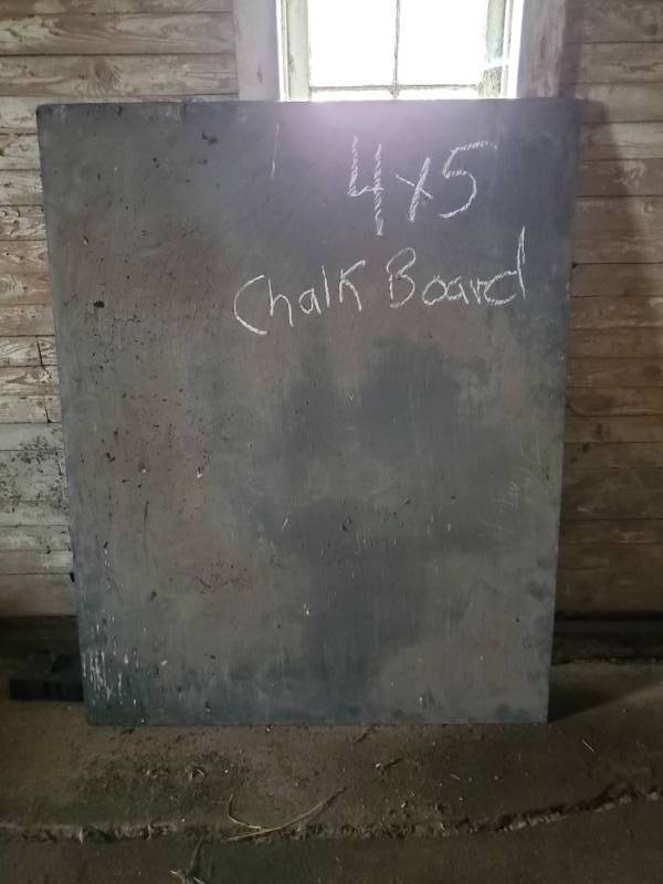 lot 151 image: Large School House Chalk Board