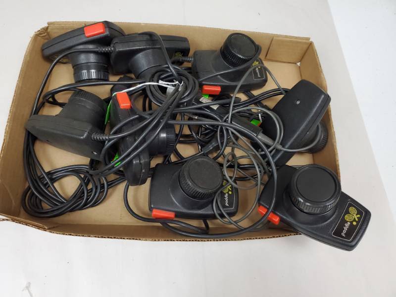 lot 171 image: Atari Paddles & Sony F-26 Micro Phone