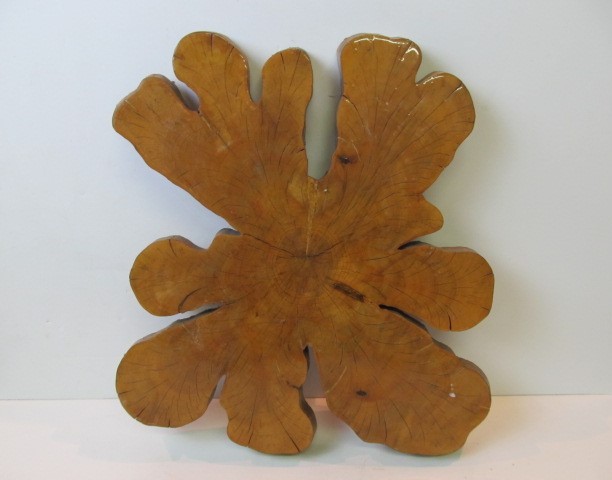 lot 86 image: Vintage Lacquered Wood Slab