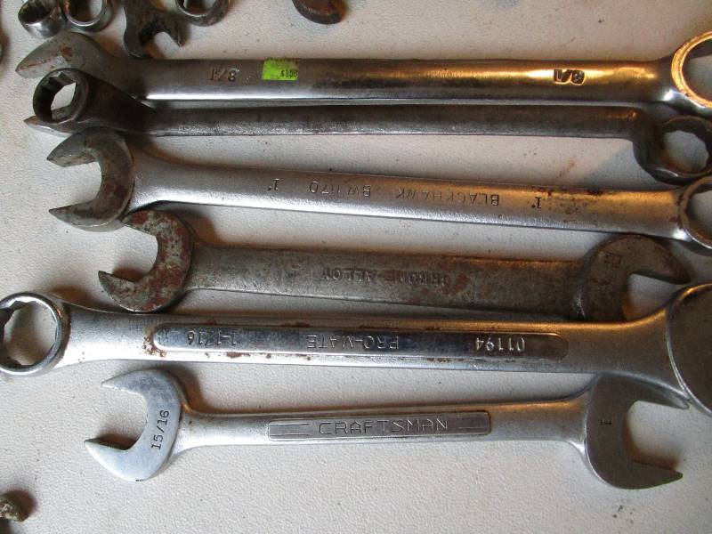 lot 15 image: Standard Wrenches