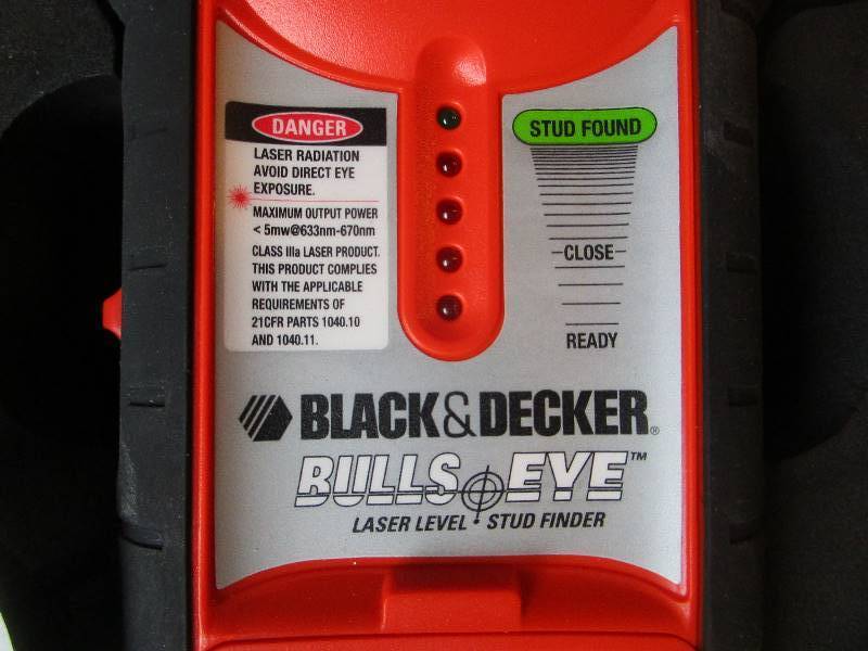 lot 49 image: (New) Black & Decker Laser LevelStud Finder