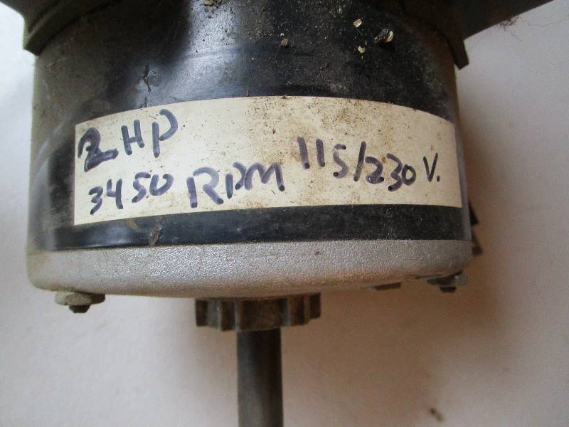 lot 70 image: 2hp Electric Motor