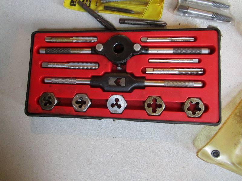 lot 72 image: Taps & Dies, Drill Bits, Staplers