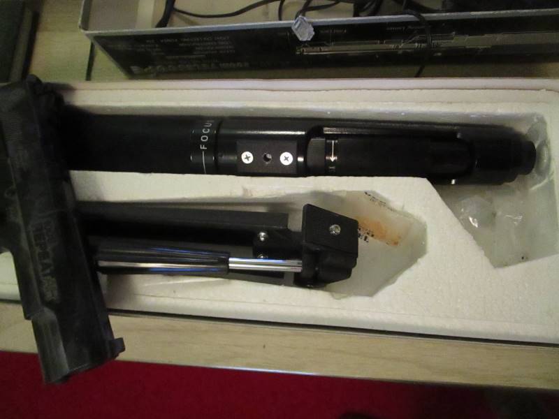 lot 127 image: BB Pistol, Binoculars, Knives, Phones, Telescope