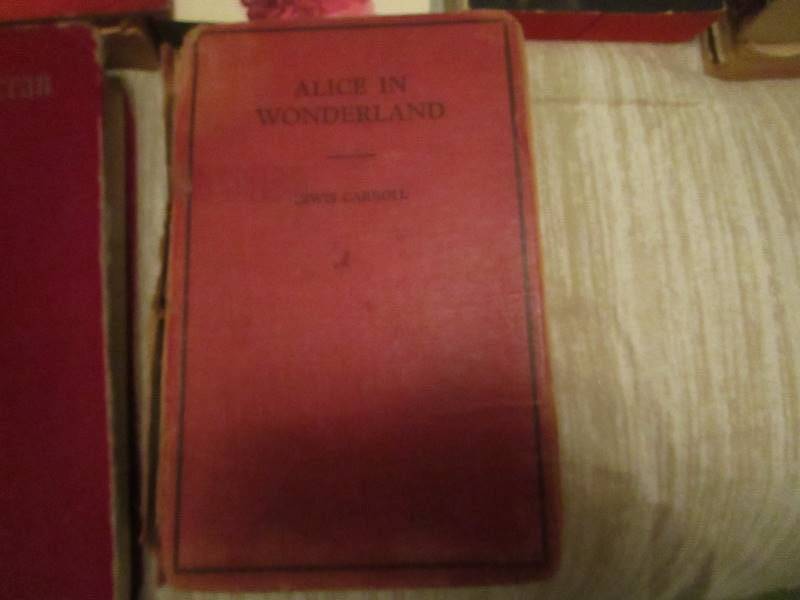 lot 130 image: Vintage Books (Alice in Wonderland) & Stuffed Animals,