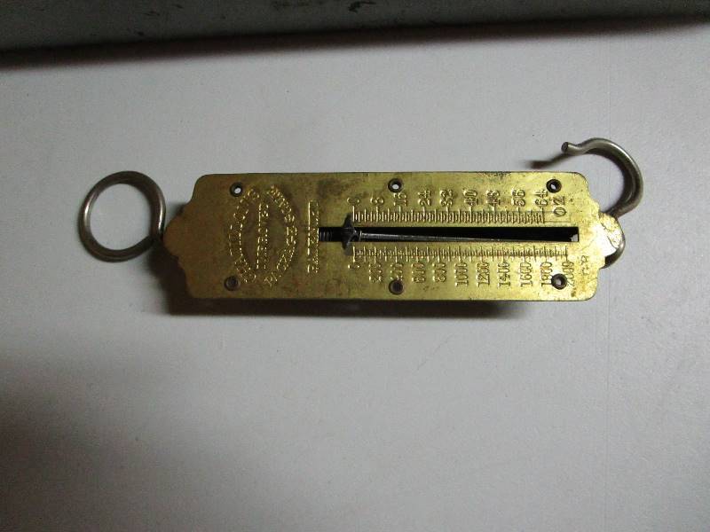 lot 145 image: Vintage Hanging Scales