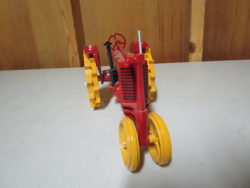 lot 158 image: Massey Harris Old Farmers Almanac Toy Tractor