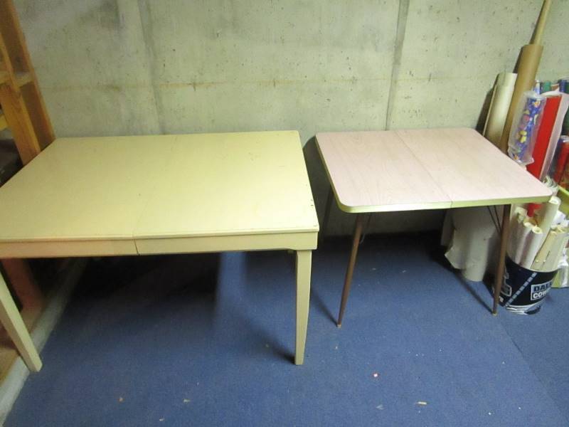 lot 163 image: Tables & Large Lot of Giftwrap, Bows, Ribbon