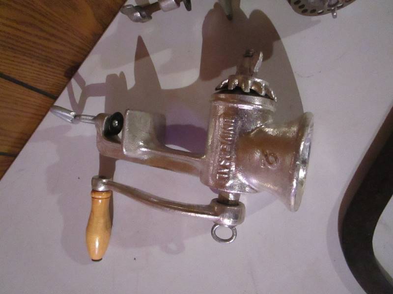 lot 179 image: Meat Grinders & Meat Saw