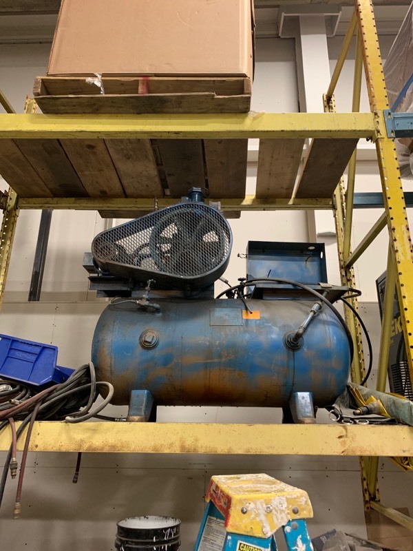 Large Air-compressor and Zeks heat sink 75HSGA100