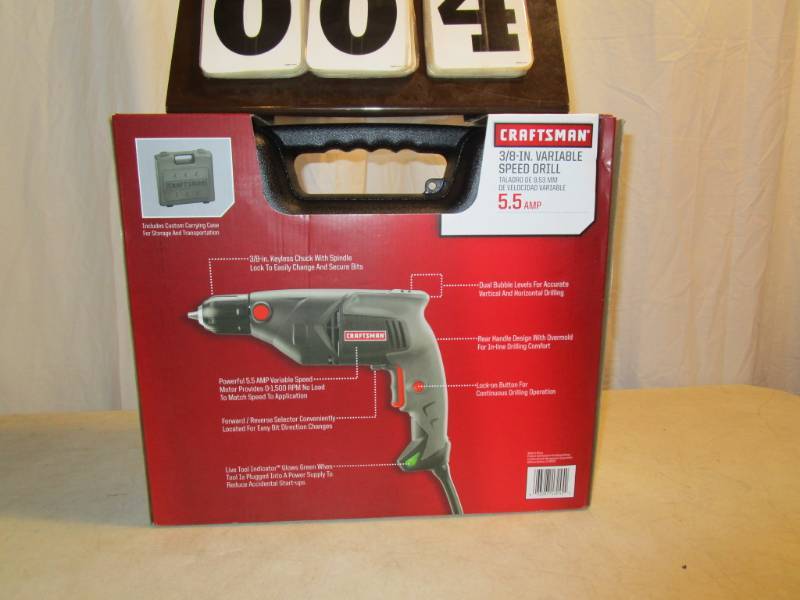 lot 4 image: Craftmsan 38 Variable Speed Drill