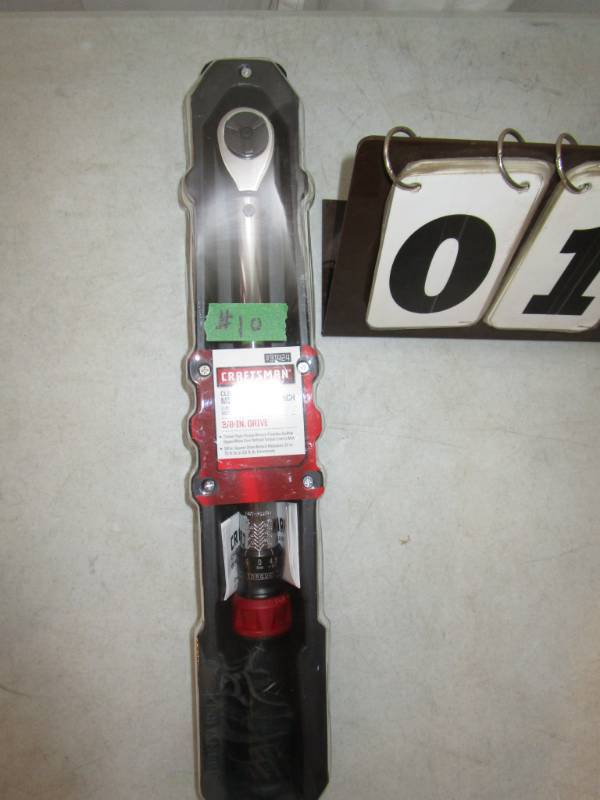 lot 10 image: Craftsman Clicker Style Micro-tork Wrench