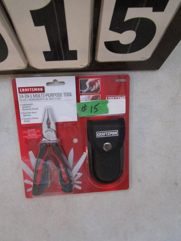 lot 15 image: Craftsman 14 in 1 Multi Purpose Tool