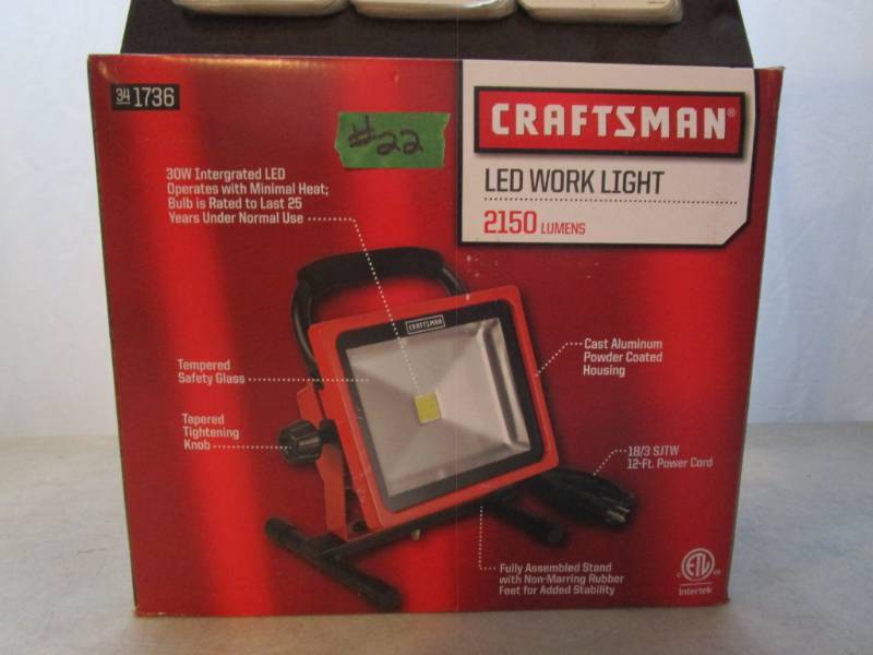 lot 22 image: Craftsman LED Work Light