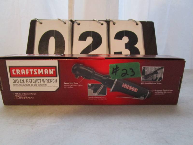 lot 23 image: Craftsman 38 Ratchet Air Wrench