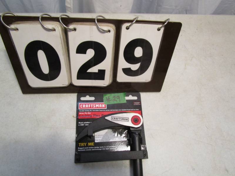 lot 29 image: Craftsman 24 Pry Bar