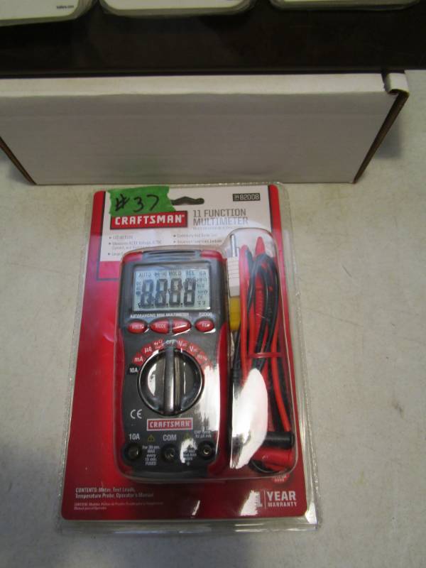 lot 37 image: Craftsman 11 Function Multi-Meter