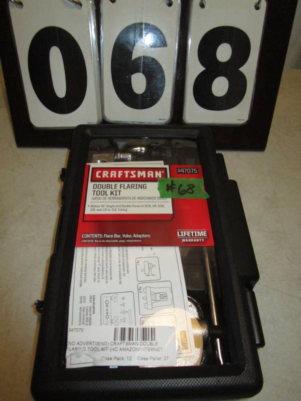 lot 68 image: Craftsman Double Flaring Tool Kit