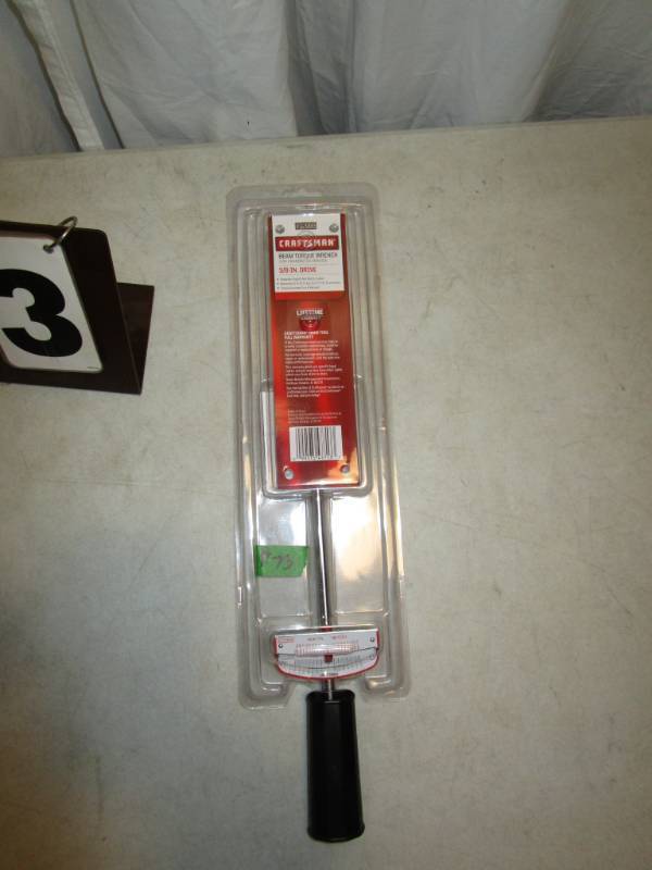 lot 73 image: Craftsman 38 Drive Beam Torque Wrench