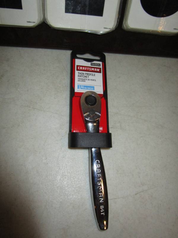 lot 115 image: Craftsman Thin Profile Ratchet