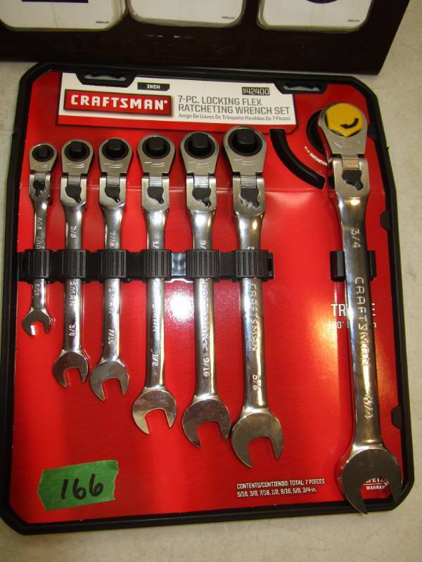 Craftsman 7 piece online ratcheting wrench set