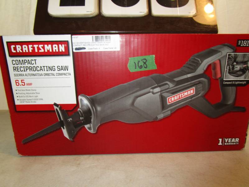 lot 168 image: Craftsman Compact Reciprocation Saw