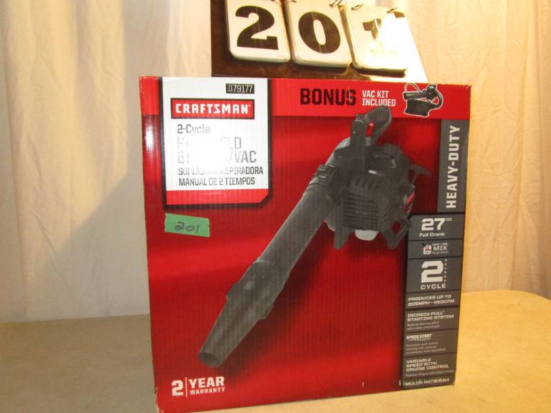 lot 201 image: Craftsman Handheld Blower-Vac