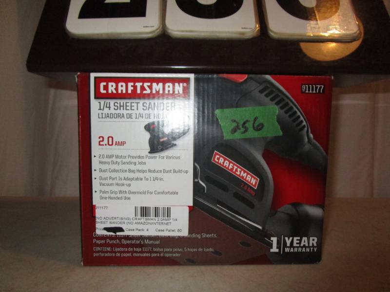 lot 256 image: Craftsman 14 Sheet Sander