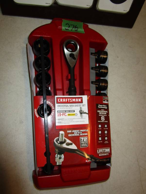 lot 276 image: Craftsman Universal Max Access Tool Set