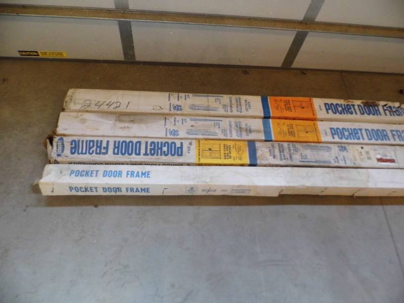 lot 83 image: Lot of 4 Pocket Door Frames