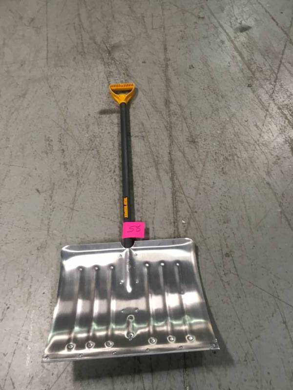 lot 58 image: True Temper 24 in. Aluminum Snow Pusher not used