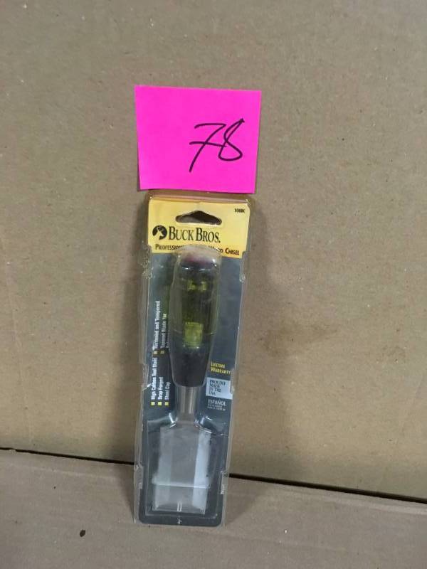 lot 78 image: Buck Bros. 1-12 in. Wood Chisel in very good condition